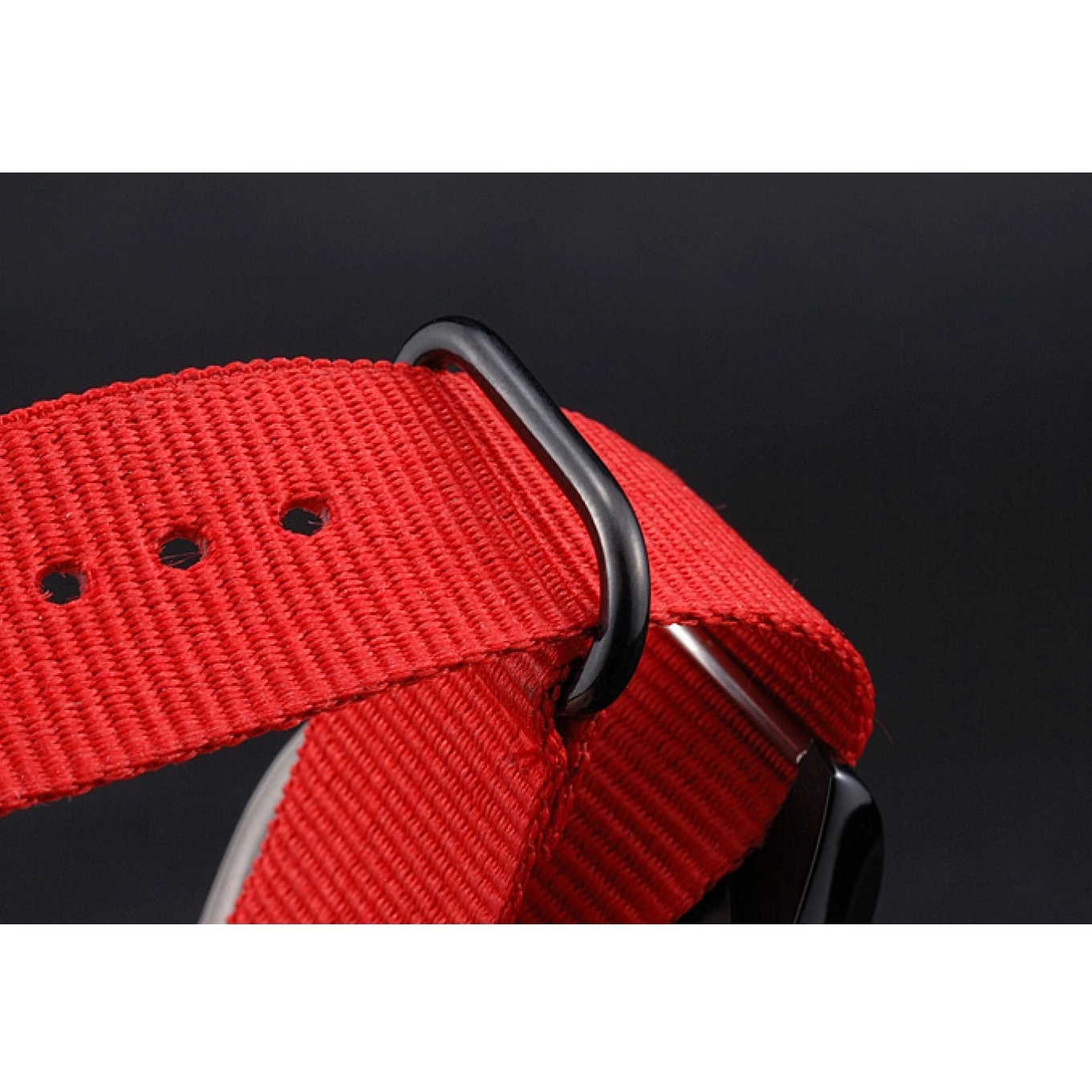 Aaa replica watch Red Milgauss Strap 622002 Bamford Rolex Nylon 0823